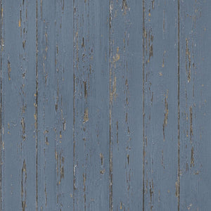 Homestyle Tapete Old Wood Blau