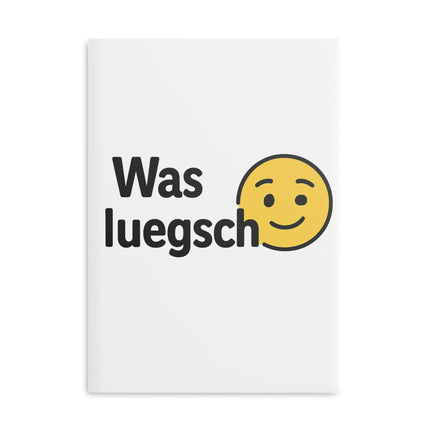 Notizbuch was luegsch