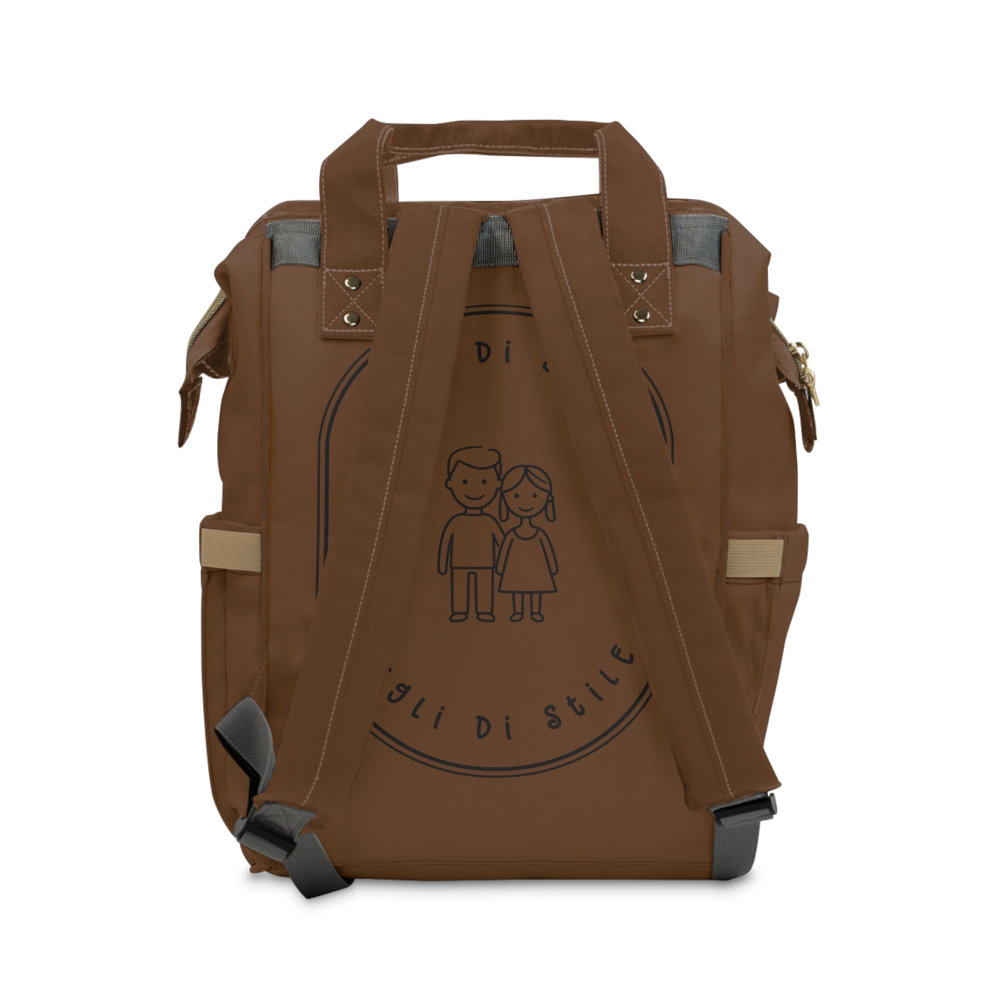 Basic Brown Wickelrucksack