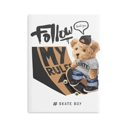 Notizbuch Teddy Skate Boy