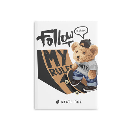 Notizbuch Teddy Skate Boy