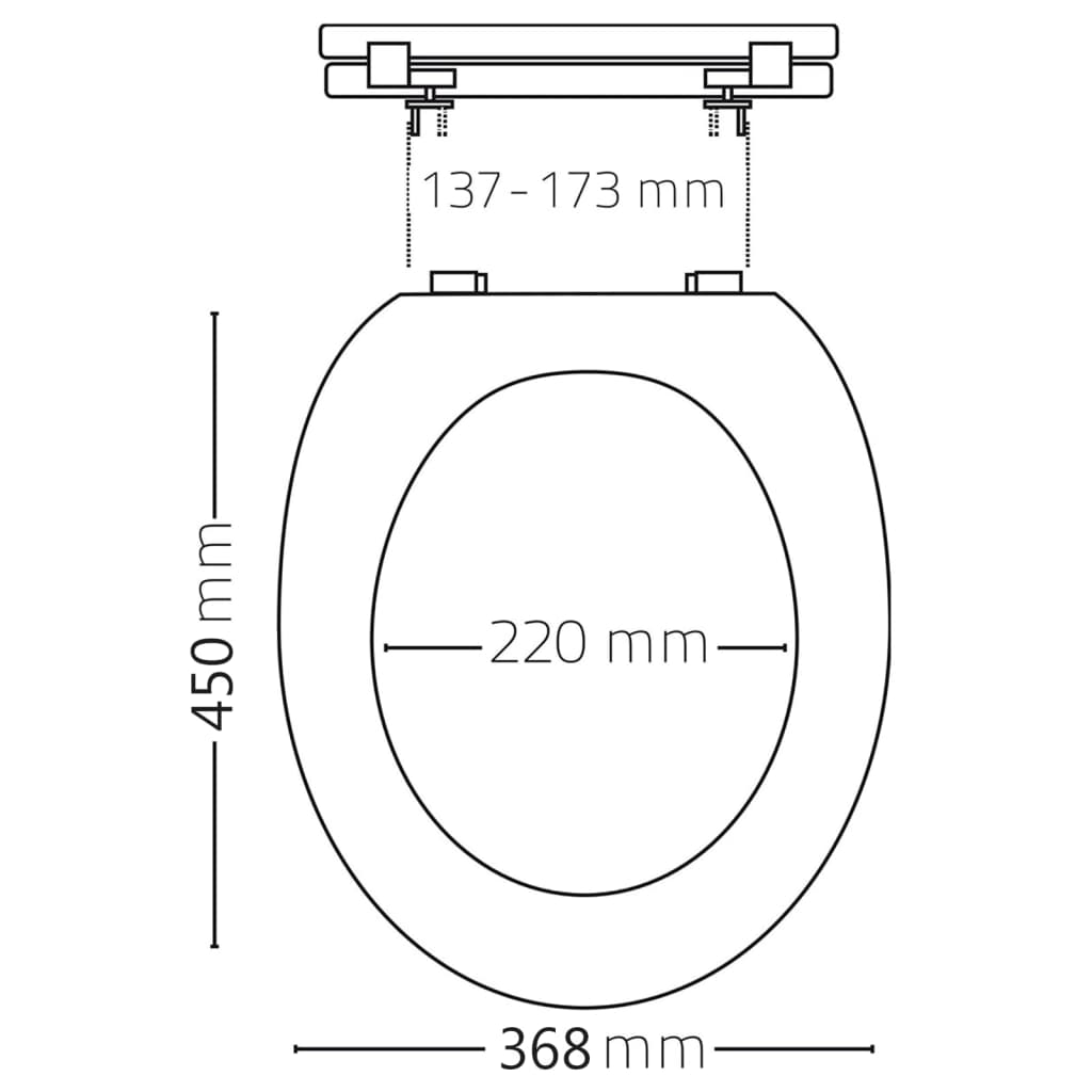 RIDDER WC-Sitz mit Absenkautomatik Premium Weiß A0070700