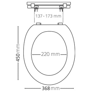 RIDDER WC-Sitz mit Absenkautomatik Premium Weiß A0070700