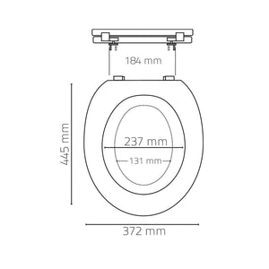 RIDDER WC-Sitz mit Absenkautomatik Generation Weiß 2119101