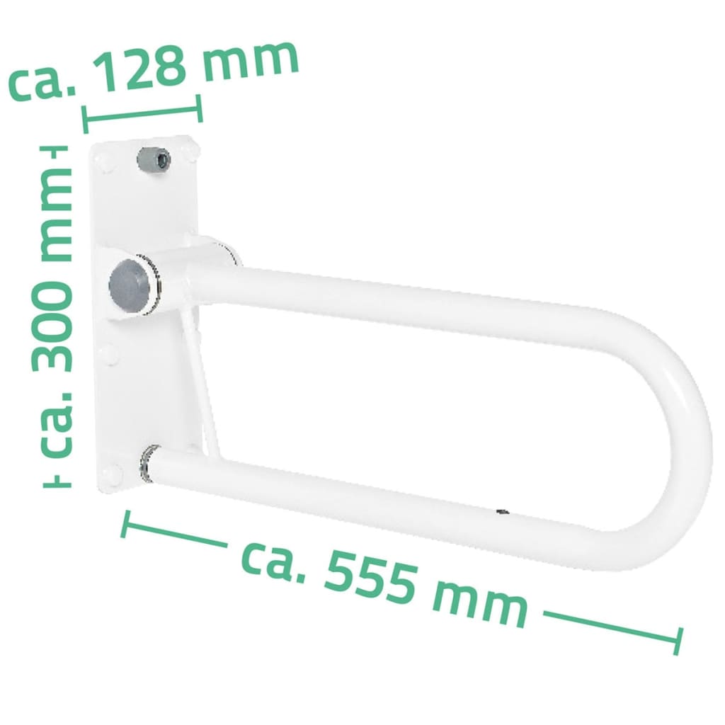 RIDDER Stützklappgriff 55,5 cm 100 kg A0130101