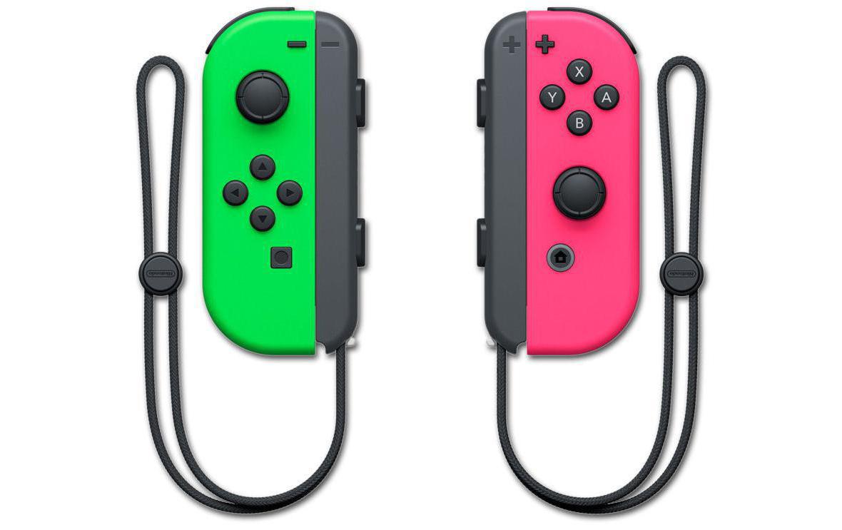 Nintendo Switch Joy-Con Set Neon-Grün/Pink