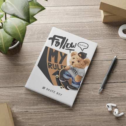 Notizbuch Teddy Skate Boy