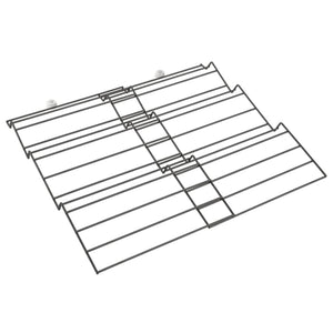 Metaltex Gewürzregale mit 4 Ablagen X-Pand 2 Stk. Schwarz