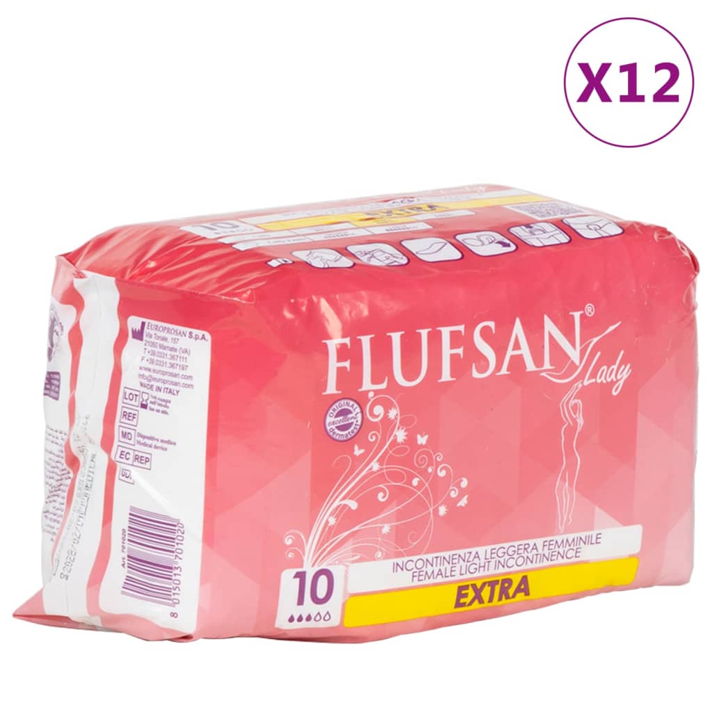 Flufsan Inkontinenzeinlagen für Damen 120 Stk. Stilecasa