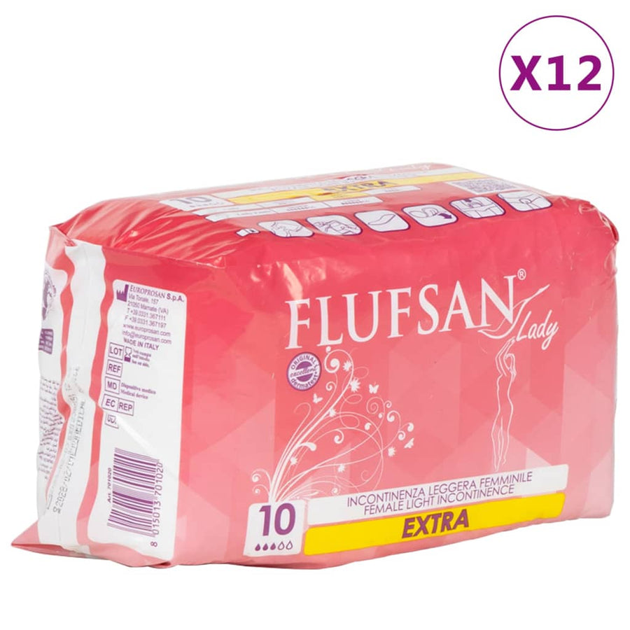 Flufsan Inkontinenzeinlagen für Damen 120 Stk. Stilecasa