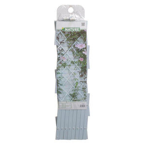 Nature Garten-Rankgitter 50x150 cm PVC Weiß 6040701