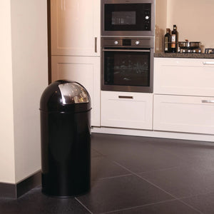 EKO Abfalleimer Pushcan 40 L Schwarz