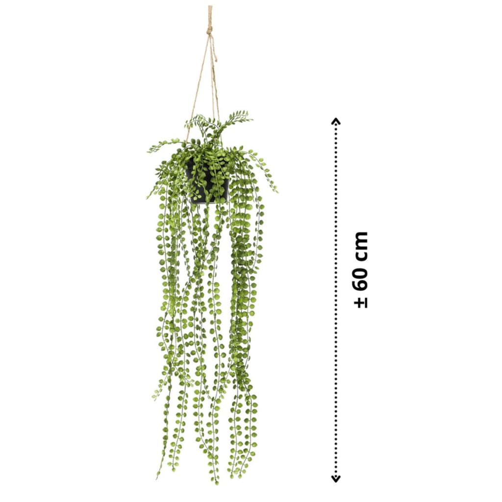 Emerald Kunstpflanze Ficus Pumila Hängend mit Topf 60 cm Stilecasa