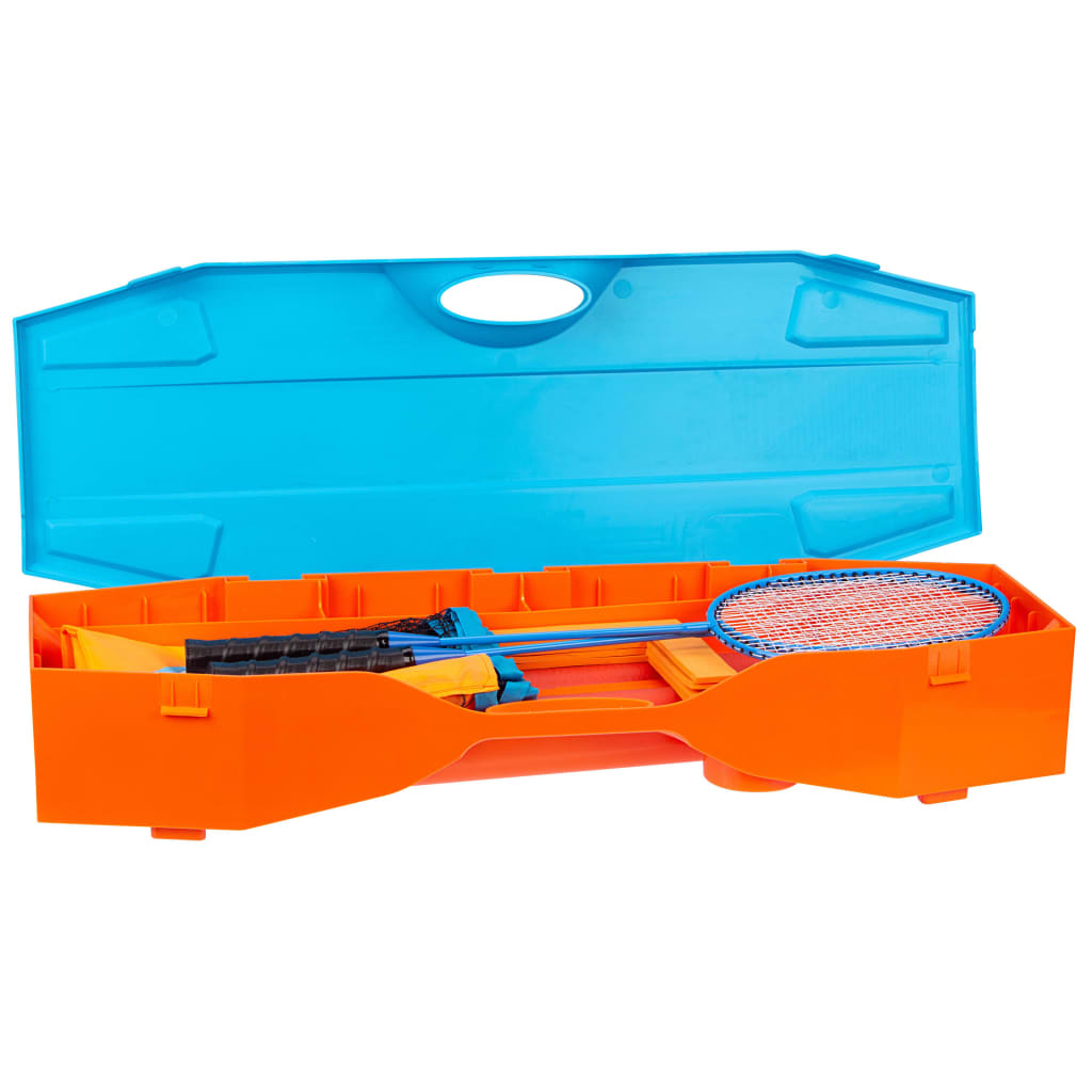 Get & Go Badminton-Set Blau und Orange