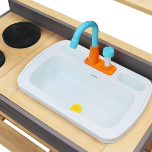 AXI Sand und Wasser Spielküche Rosa Medium Braun