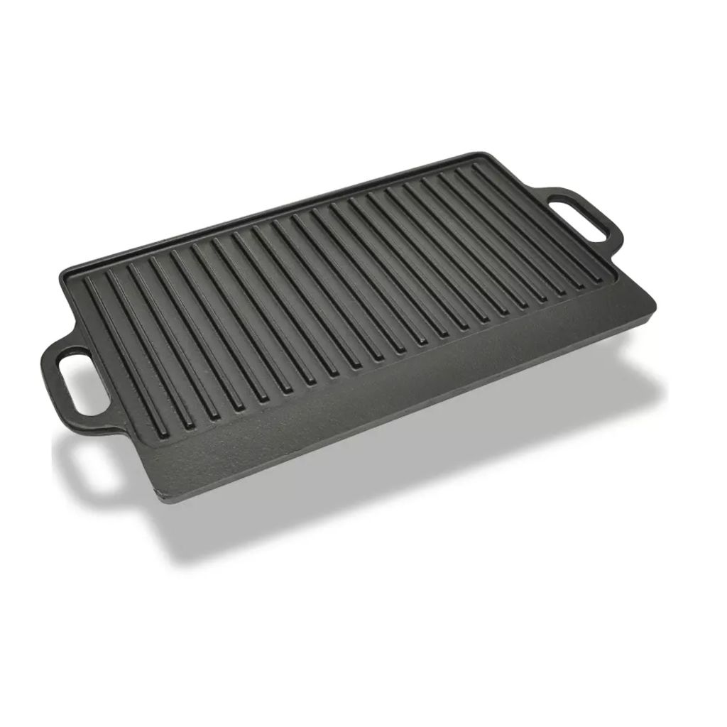 Grillplatte Wendeplatte Gusseisen 50x23 cm