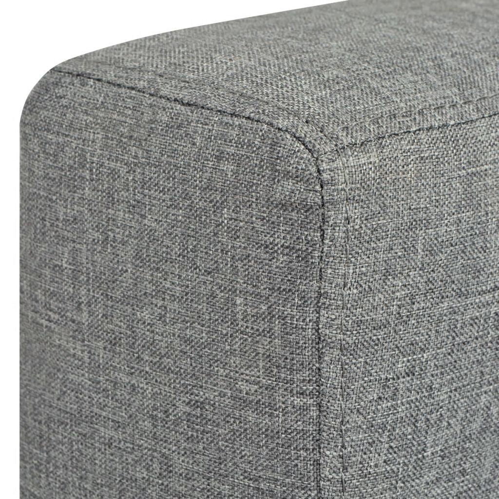 vidaXL 3-Sitzer-Sofa Stoff Hellgrau