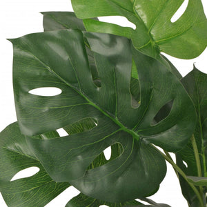 Künstliche Monstera-Pflanze mit Topf 45 cm Grün Stilecasa