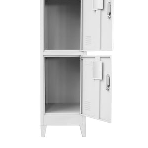 Schließfachschrank mit 3 Fächern 38x45x180 cm Stilecasa