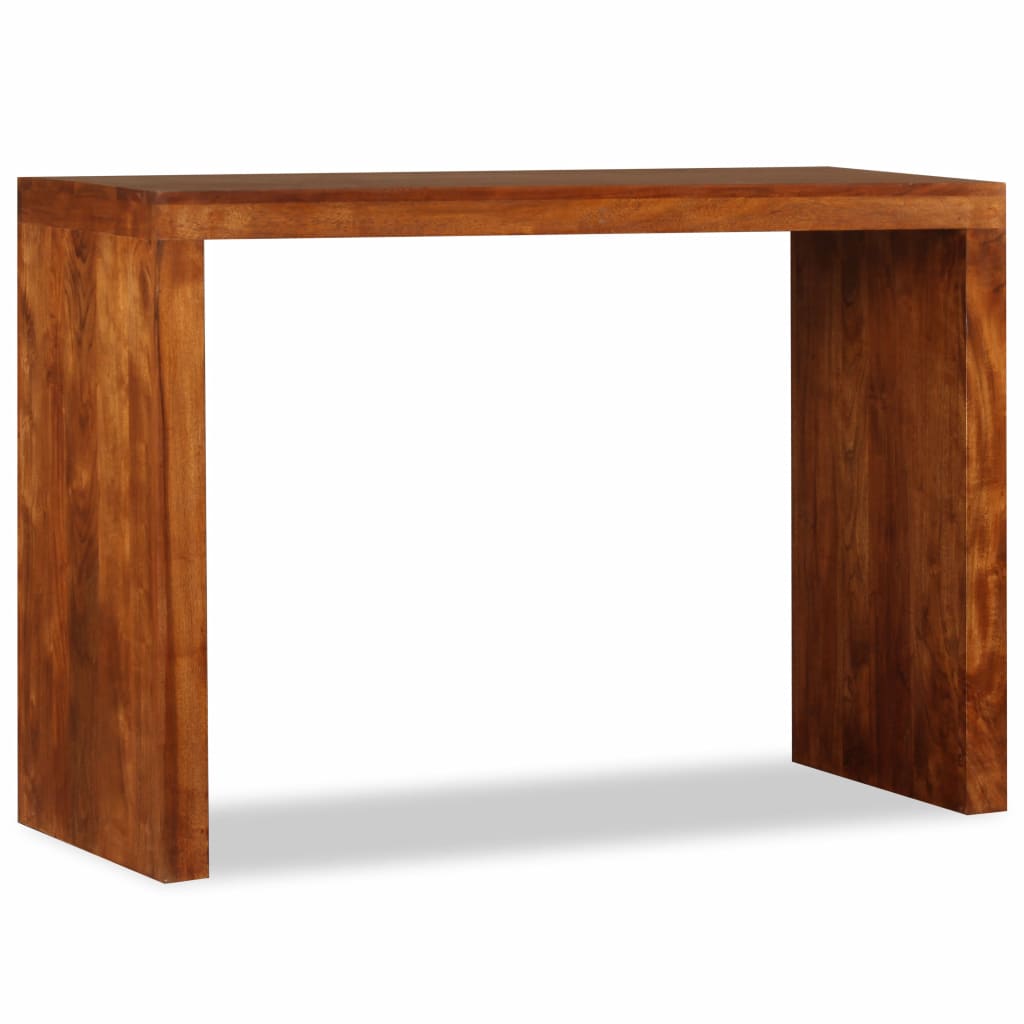 vidaXL Konsolentisch Massivholz mit Honigfarbener Politur 110x40x76 cm