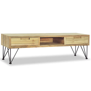 vidaXL TV-Schrank 120 x 35 x 35 cm Teak Massiv