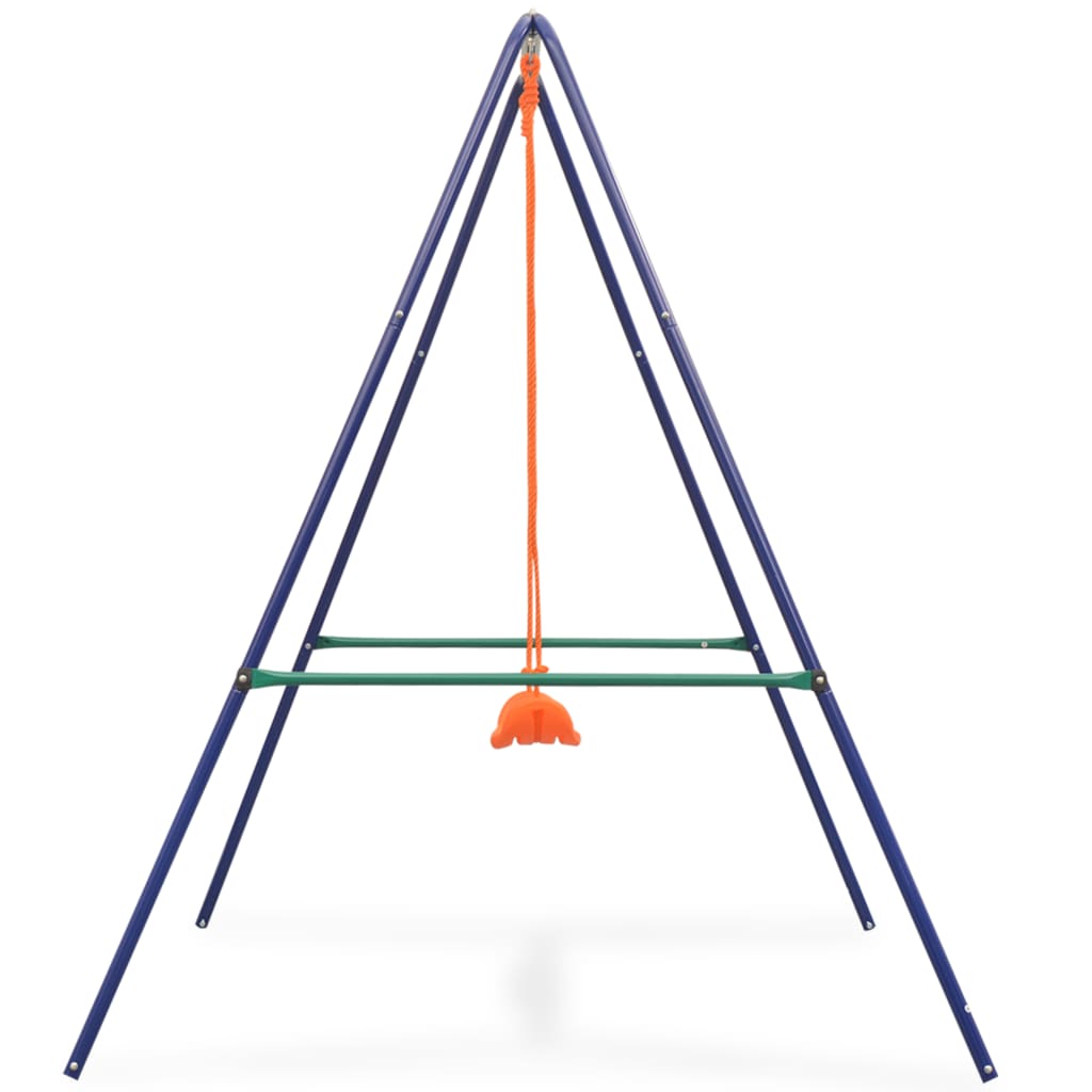 vidaXL 2-in-1 Einzelschaukel und Kleinkinderschaukel Orange