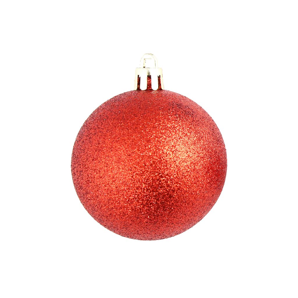 vidaXL 100-tlg. Weihnachtskugel-Set 3/4/6 cm Rot