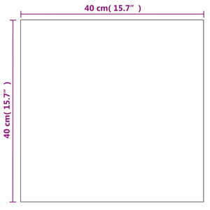 Wandspiegel 40 x 40 cm Quadratisch Glas