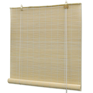 vidaXL Bambusrollo 80x220 cm Natur