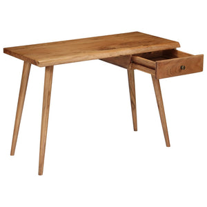 vidaXL Schreibtisch Akazienholz Massiv 110 x 50 x 76 cm