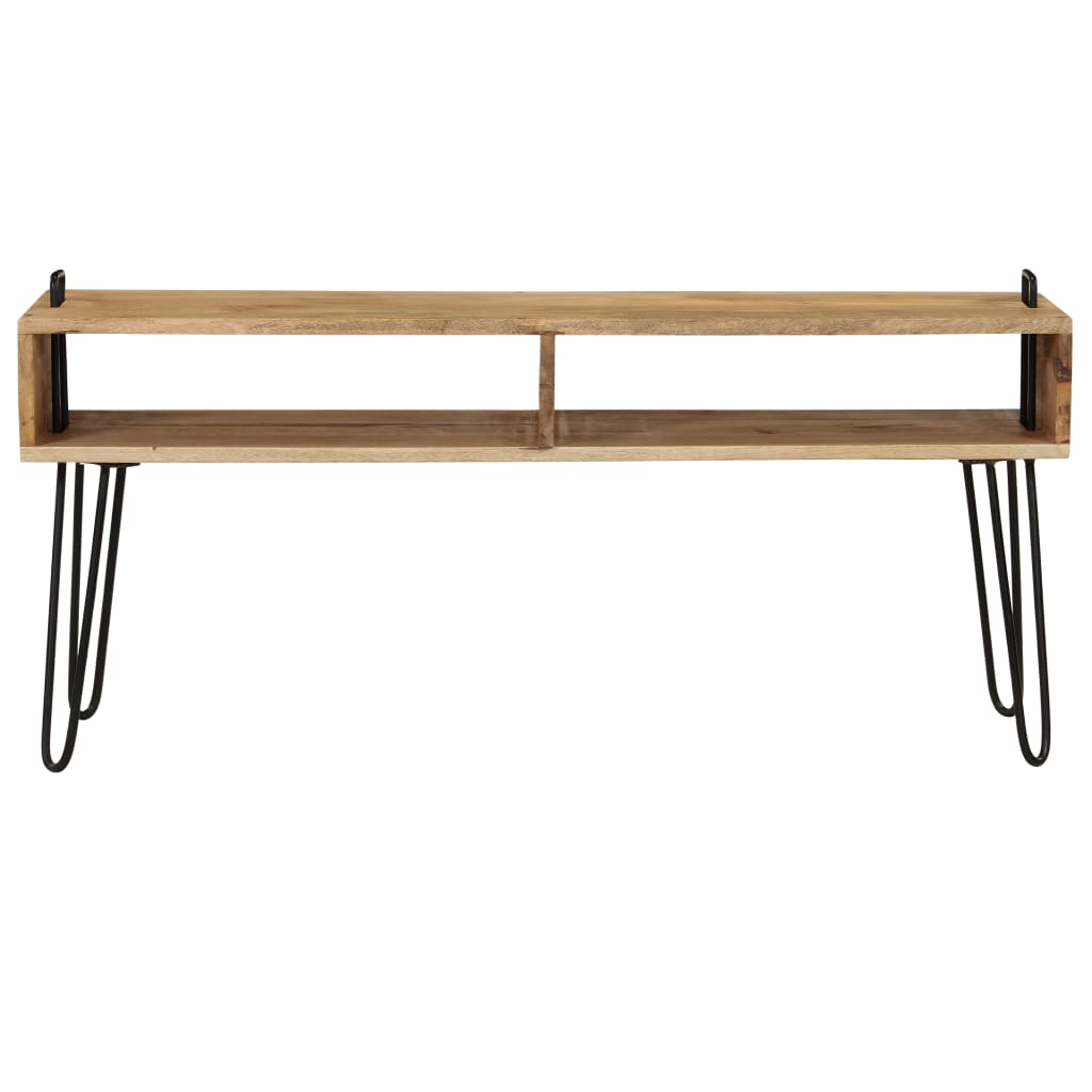 TV-Tisch Massivholz Mango 110x35x45 cm