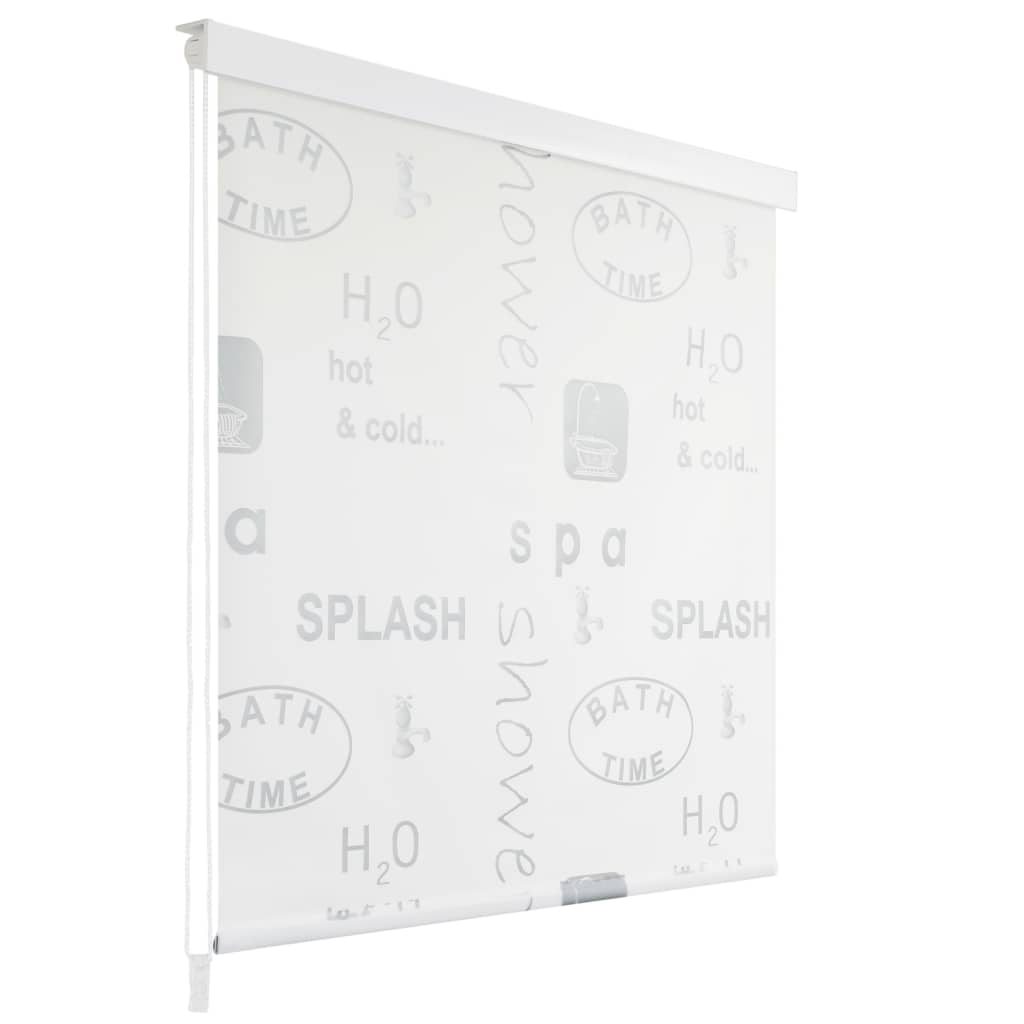 vidaXL Duschrollo 120x240 cm Splash-Design