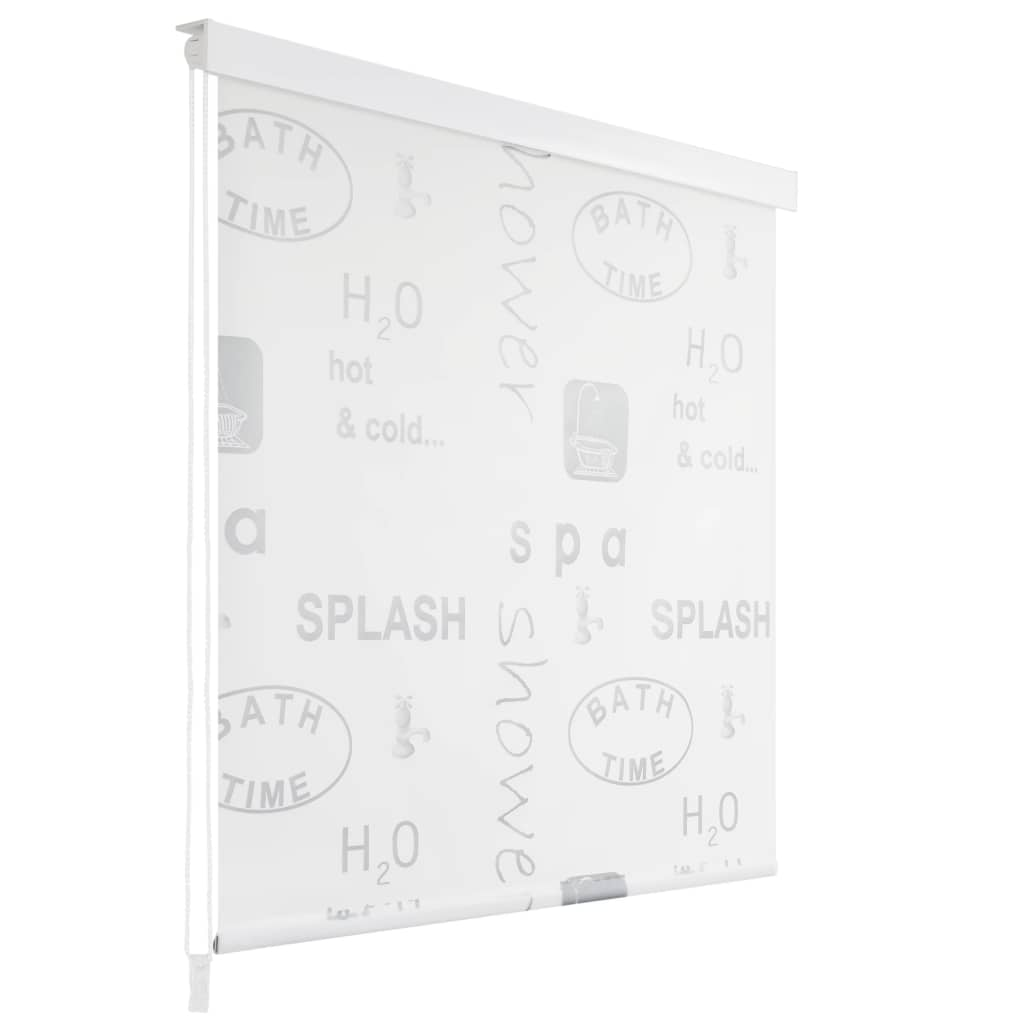 vidaXL Duschrollo 140x240 cm Splash-Design