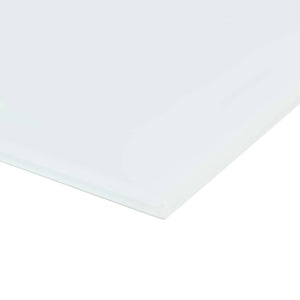 vidaXL Magnetisches Whiteboard Wandmontage Glas 60 x 20 cm