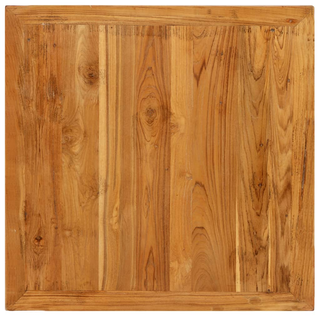 vidaXL Bartisch Recyceltes Massivholz Teak 60x60x107 cm