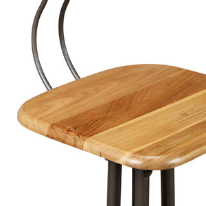 vidaXL Barhocker 2 Stk. Altholz Teak