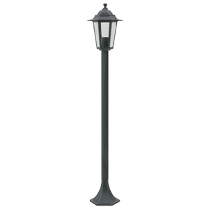 Garten-Pollerleuchte 6 Stk. E27 110 cm Aluminium Dunkelgrün Stilecasa