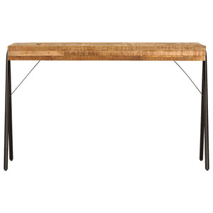 vidaXL Schreibtisch Massivholz Mango 118 x 50 x 75 cm