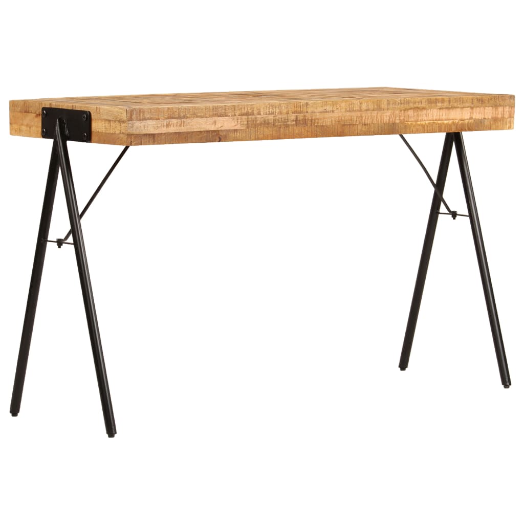 vidaXL Schreibtisch Massivholz Mango 118 x 50 x 75 cm