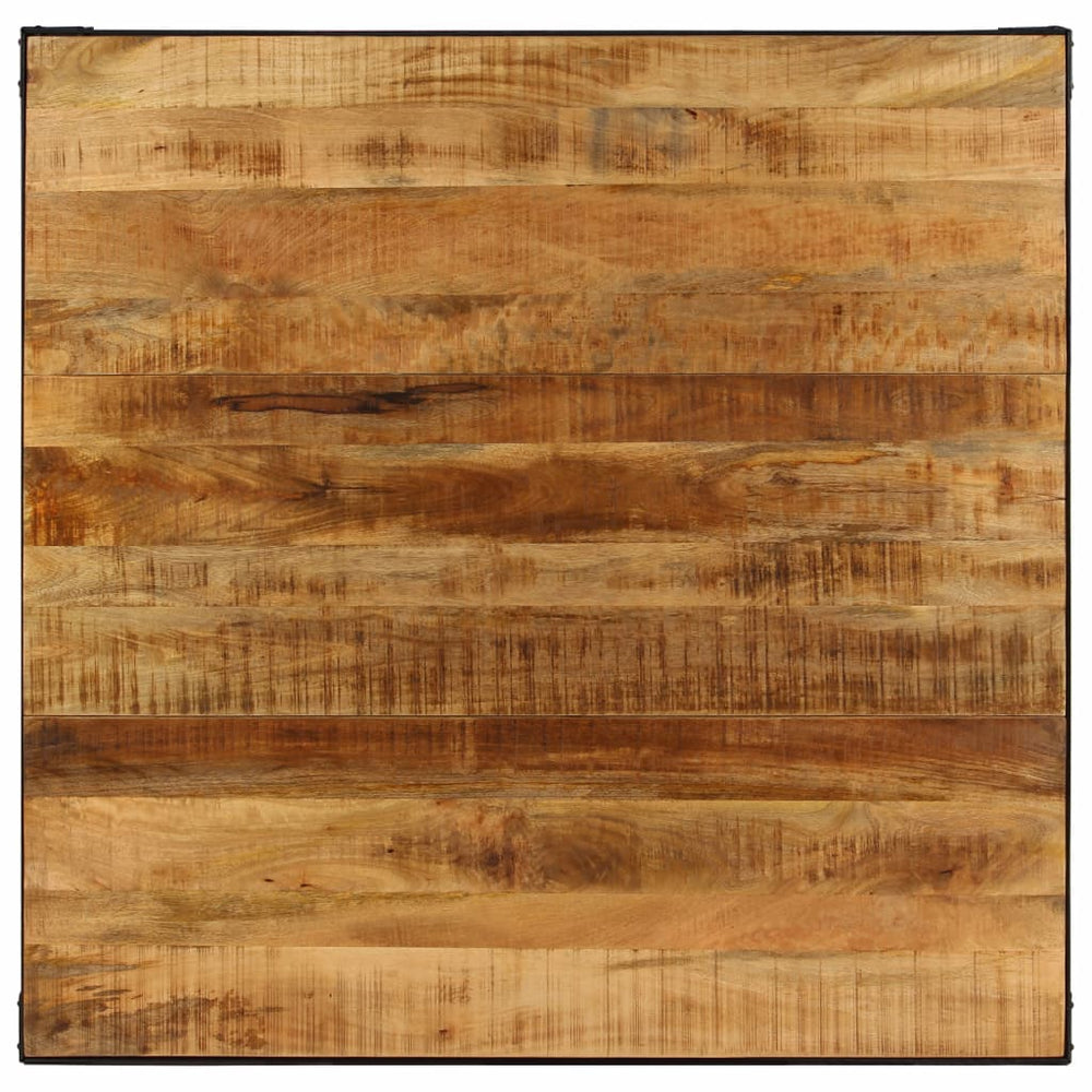 Esstisch 140 x 140 x 76 cm Mango-Massivholz Stilecasa