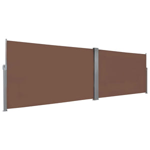 vidaXL Ausziehbare Seitenmarkise 160×600 cm Braun