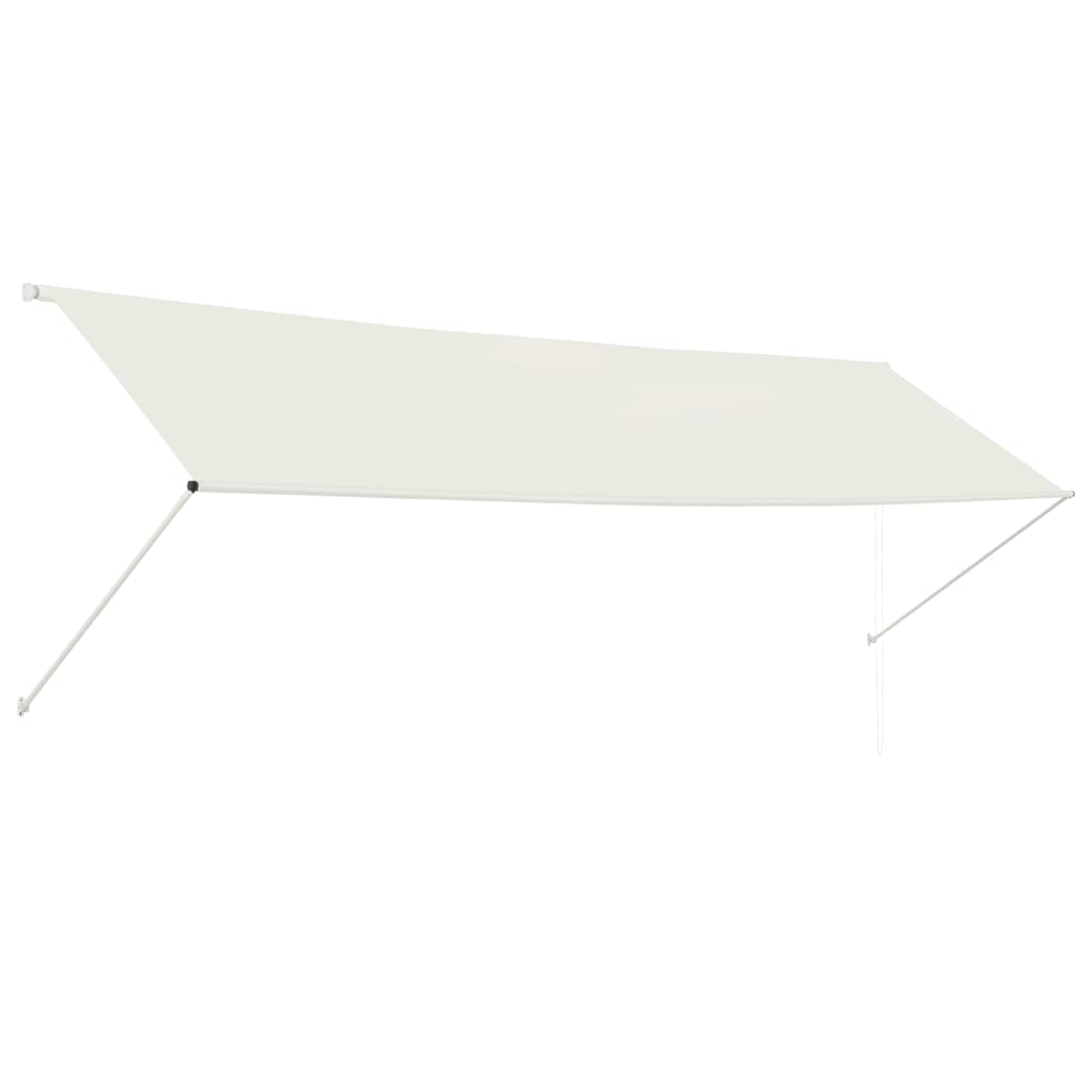 vidaXL Einziehbare Markise 400×150 cm Creme