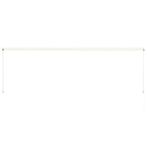 vidaXL Einziehbare Markise 400×150 cm Creme