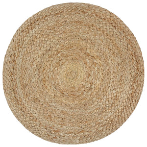 vidaXL Handgefertigter Sitzpuff Dunkelgrau 40 x 45 cm Jute