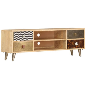 vidaXL TV-Schrank 120x30x40 cm Massivholz Mango