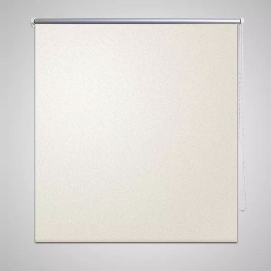 Verdunkelungsrollo Verdunklungsrollo 80 x 175 cm creme