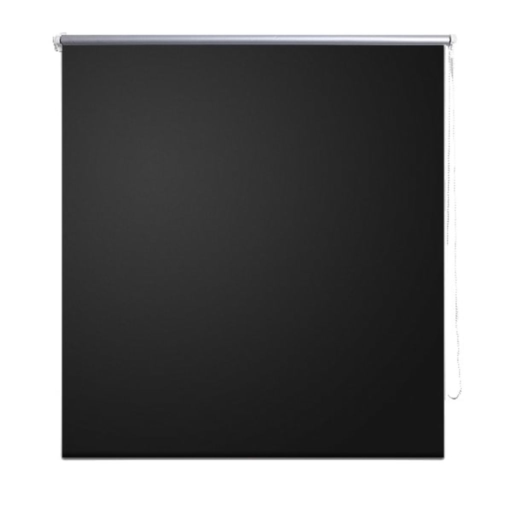 Verdunkelungsrollo Verdunklungsrollo 100 x 175 cm schwarz