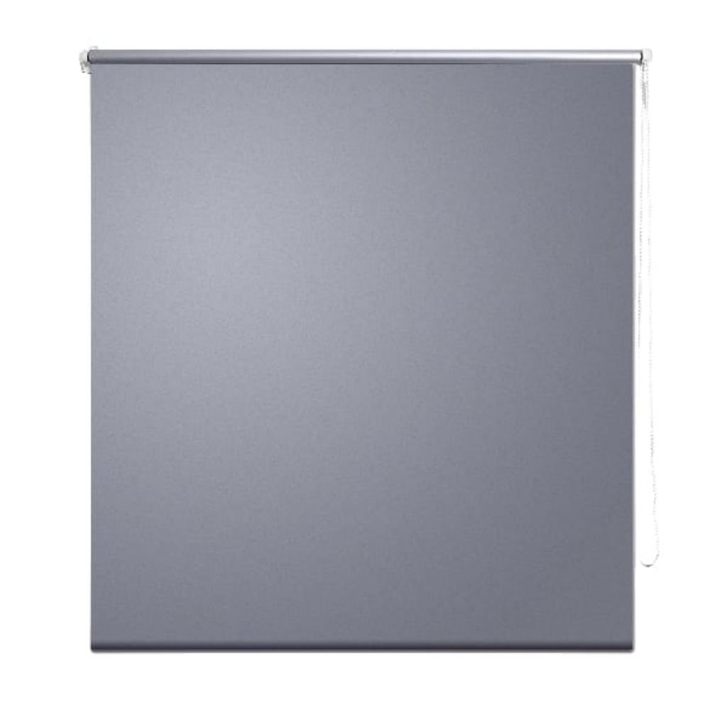 Verdunkelungsrollo 80 x 230 cm grau Stilecasa