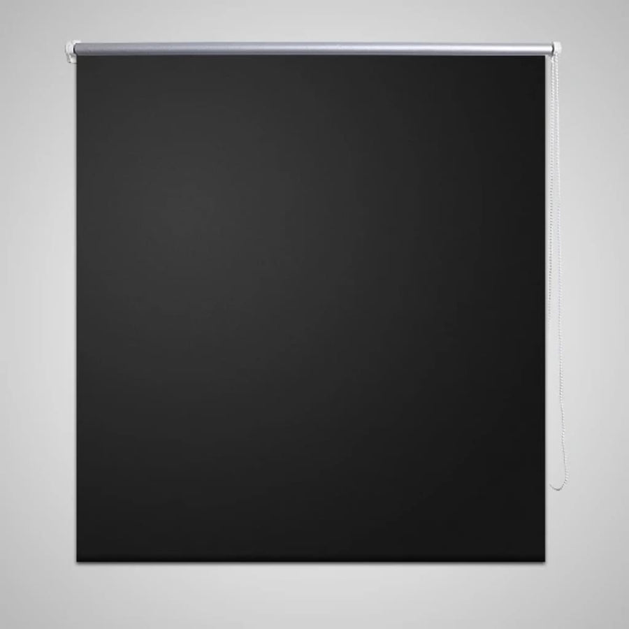 Verdunkelungsrollo Rollo 120 x 230 cm schwarz Stilecasa