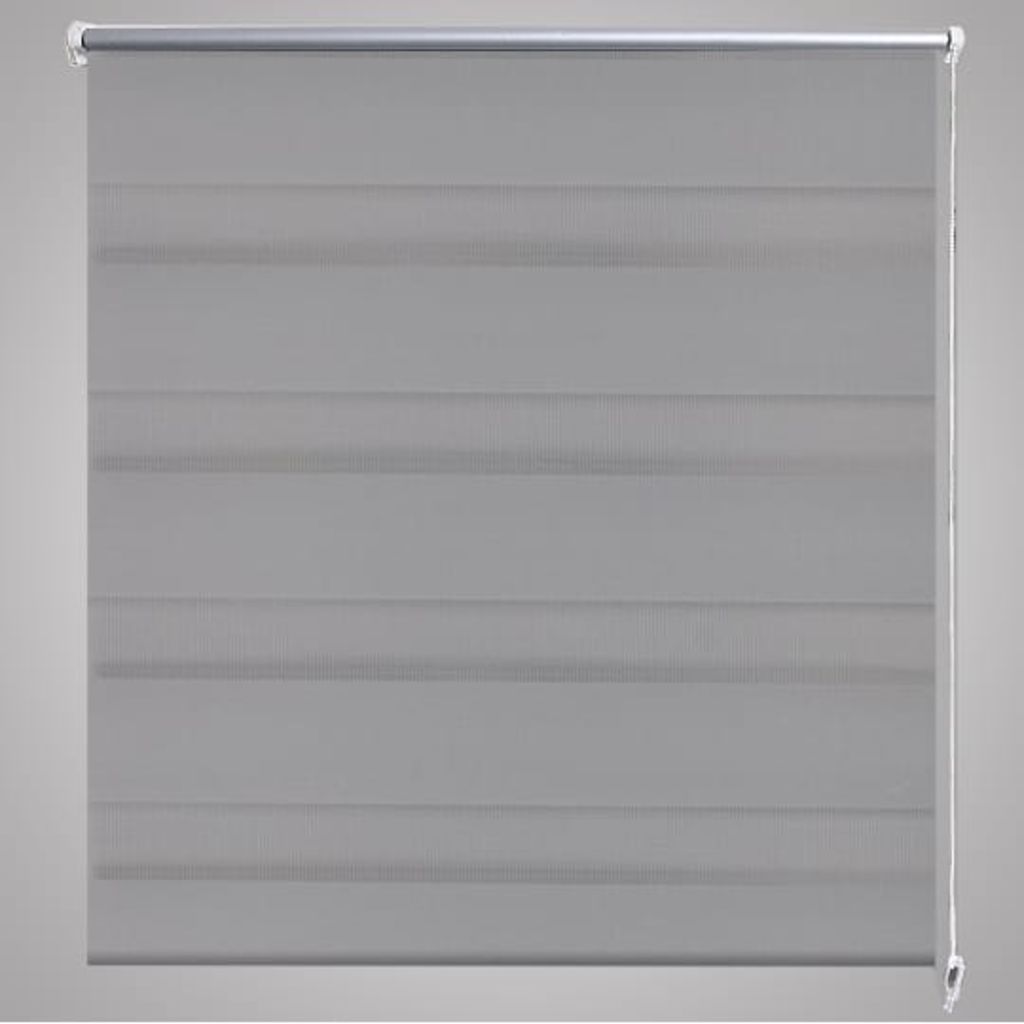 Doppelrollo 40 x 100 cm grau Stilecasa